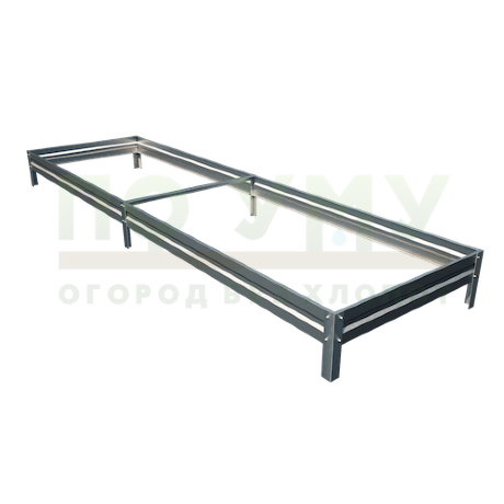 Грядка оцинкованная 0,5х3,0 м, высота 15 см в Санкт-Петербурге