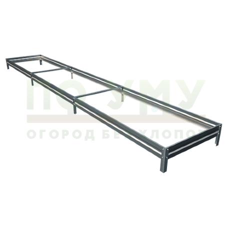 Грядка оцинкованная 0,5х6,0 м, высота 15 см в Санкт-Петербурге